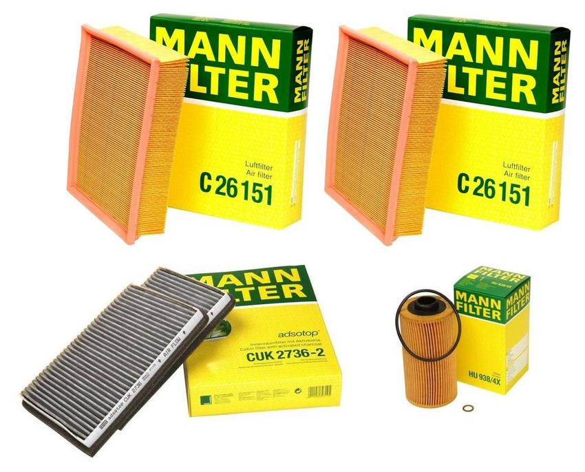 BMW Filter Service Kit 64312207985 - MANN-FILTER 1643230KIT